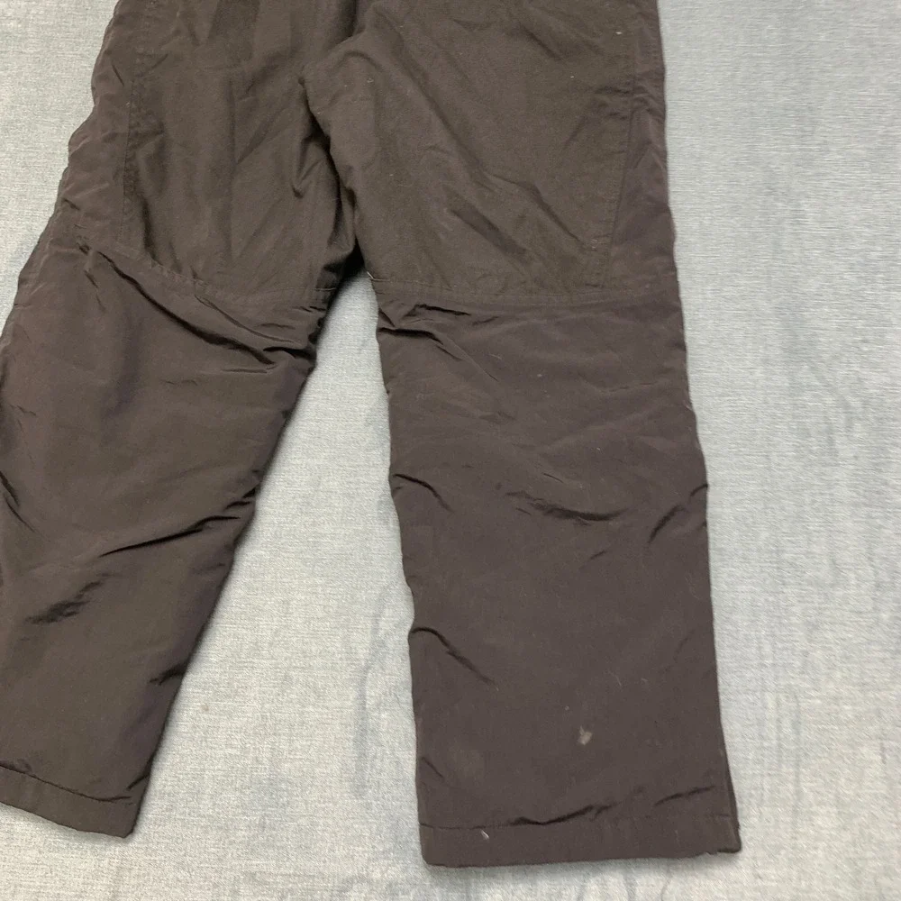 Lands' End Snow Pants Youth 10H Black Pockets Cropped Waterproof Outdoor